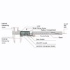 SCITOOLS All-Metal Digital Caliper 0-6" Measuring Tool, Micrometer Caliper with