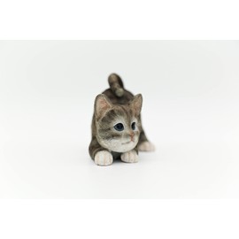 DecoTrend GmbH Decorative Figurine Little Cat Lurking 11.5 x 7 x 8 cm