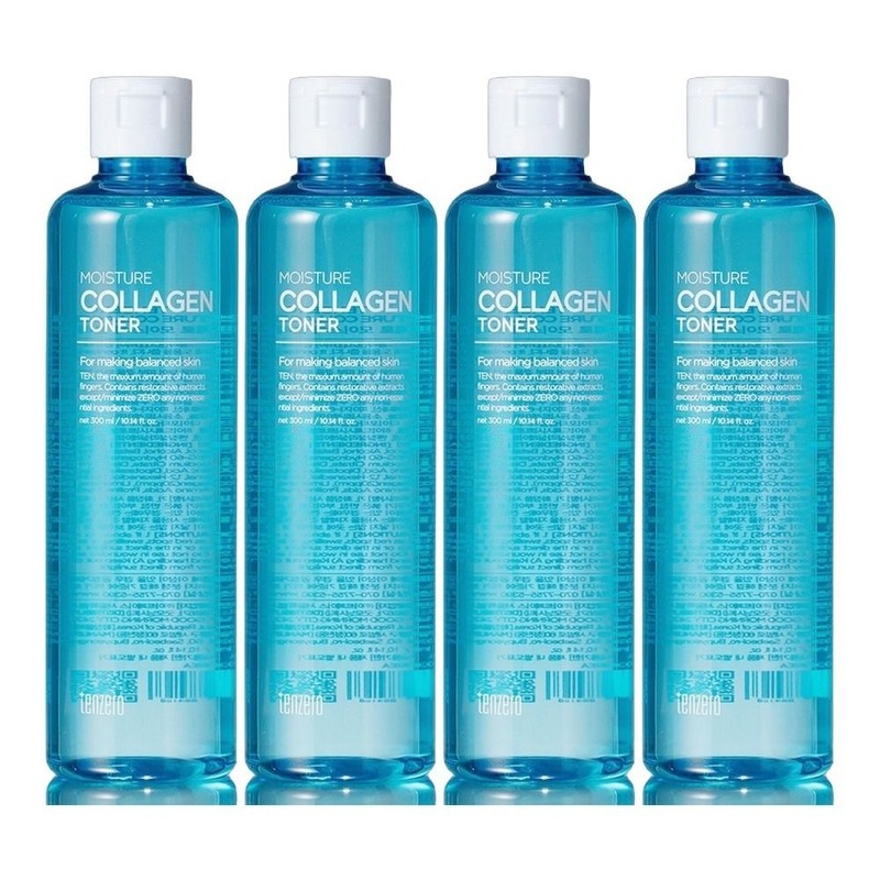 Ten Zero Hypoallergenic Moisture Collagen Toner 300ml 4 Cosmetics 40s