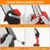 4 Pack Chainsaw Chain for 8 Inch Bar, 48 Drive