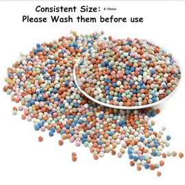 YUNXIASW 180 g 8-10 mm Clay Pebbles Gardening Ceramsite Orchid Hydroponic Planting, Decorative Stones Pebbles Natural Sand Gravel Natural, Ceramsite Horticultural Clay Pebbles, Clay Balls for Indoor