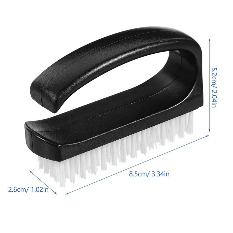 CVNRCLP Recycled Plastic Nail Brush with Ergonomic Handle - Eco-Friendly