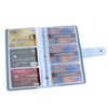 Jasenna Business Card Holder,Business Card Book Case PU Leather Organization
