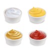 Palais Essentials Farmhouse Decor Porcelain Mini Dipping Bowls Sauce Dishes