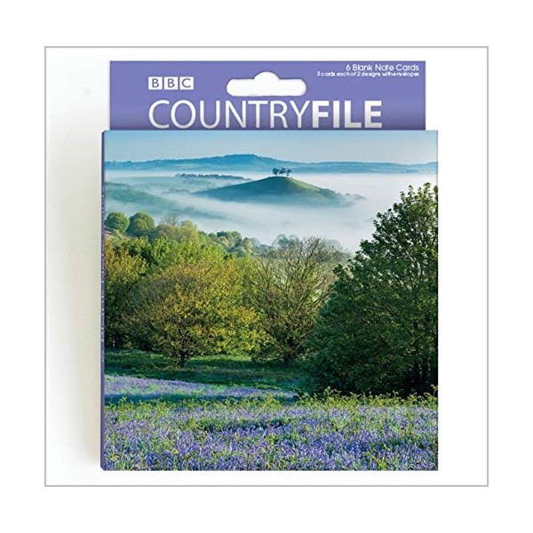 BBC Countryfile Abacus Cards 11786A Bluebells & Lake 6 Cards