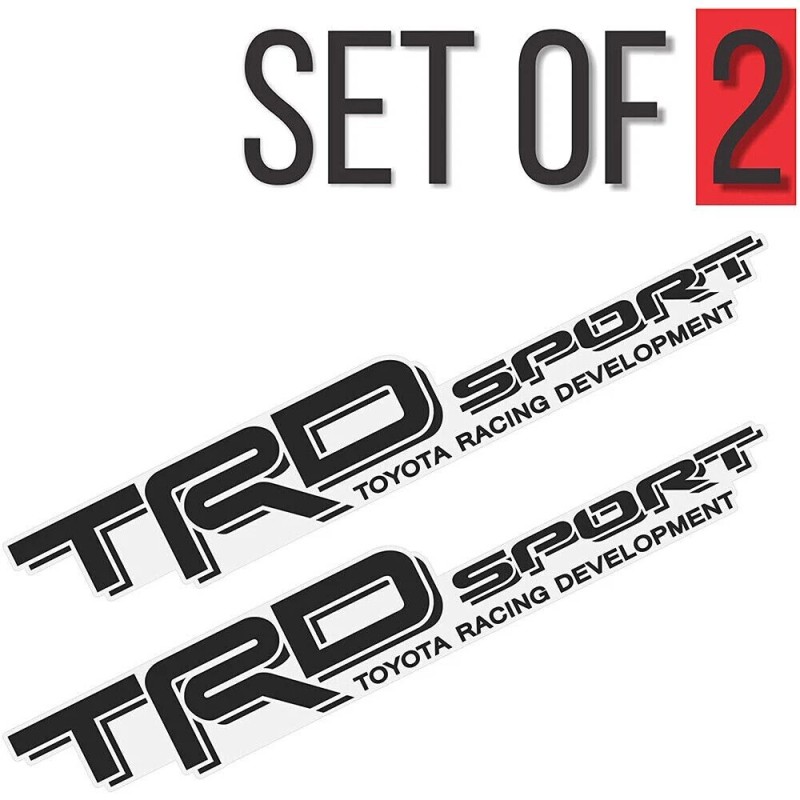 LIGHTCOR TRD SPORT TOYOTA RACING DEVELOPMENT Truck Decals Set of