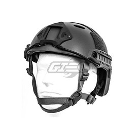 Lancer Tactical Airsoft Tactical PJ Type Helmet LRG/XL - Black