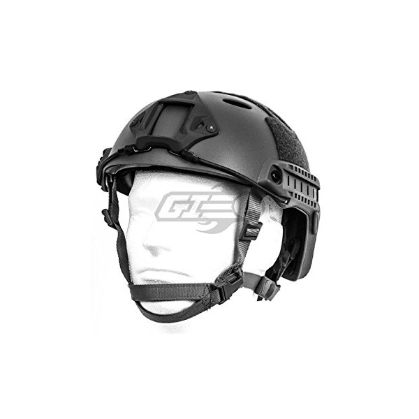 Lancer Tactical Airsoft Tactical PJ Type Helmet LRG/XL - Black