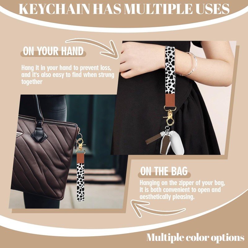 Handlein Wristlet Keychain for Women and Men，Key Chain Holder，Wrist Lanyard