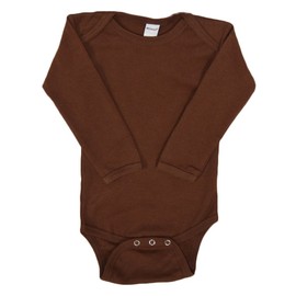 Monag Unisex Baby Bodysuits (6-12M, Chocolate)