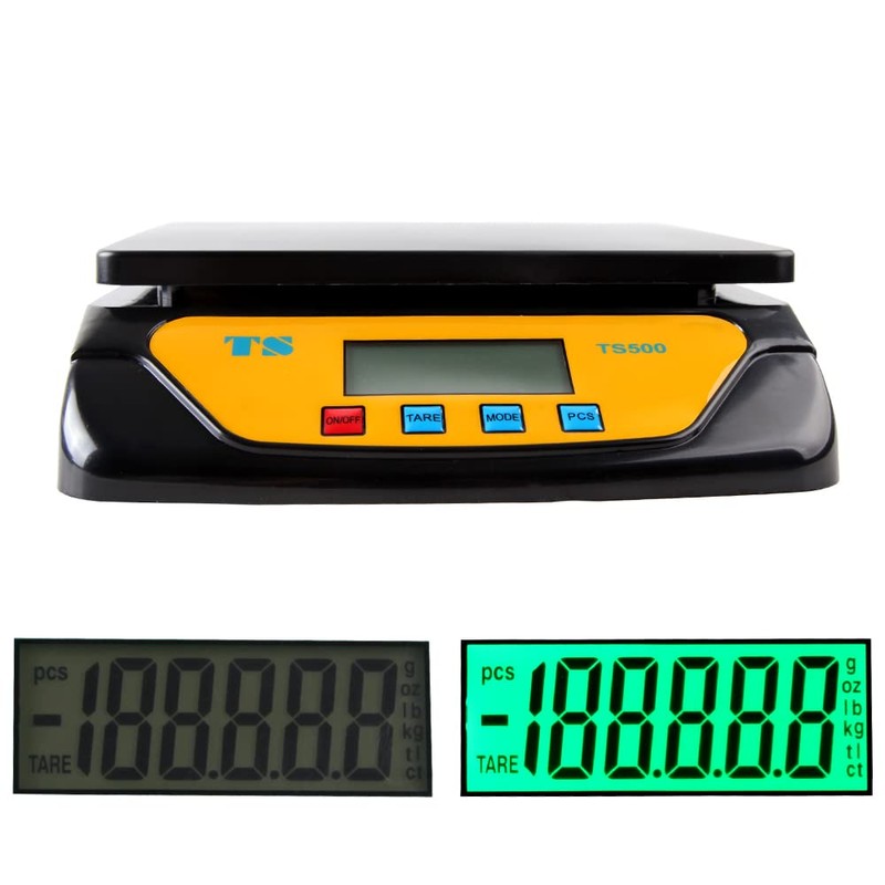 Postal Scale Shipping Scale, Accurate Digital 30kg 66lb/1g 0.1oz Back-Lit