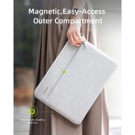 INNOSTYLE Laptop Bag 13 Inch Waterproof Lightweight Durable OmniProtect Slim Grey Compatible with MacBook Pro/Air, HP ProBook, Dell Inspiron, Yoga, ASUS, Ideal for Work and Travel