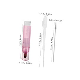 FOMIYES Hair Oil Applicator Brush Scalp Massager Tool for Hair Growth Transparent Liquid Applicator Bottle with Graduated Scale for Scalp Treatment