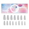 prendre PR-NAIL24C-01 Nail Tips, Clear, 300 Pieces, Matte, Transparent, 15