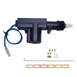 Etopar 4 X Black Car Motor Universal Heavy Duty High Power Door Lock Actuator 2 Wire Cable 12V Central Locking System