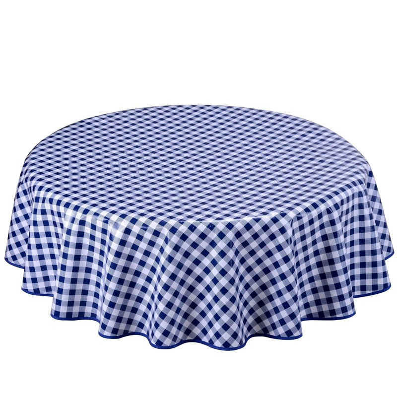 Home Direct Round Oilcloth PVC Wipe Clean Tablecloth Table Cover