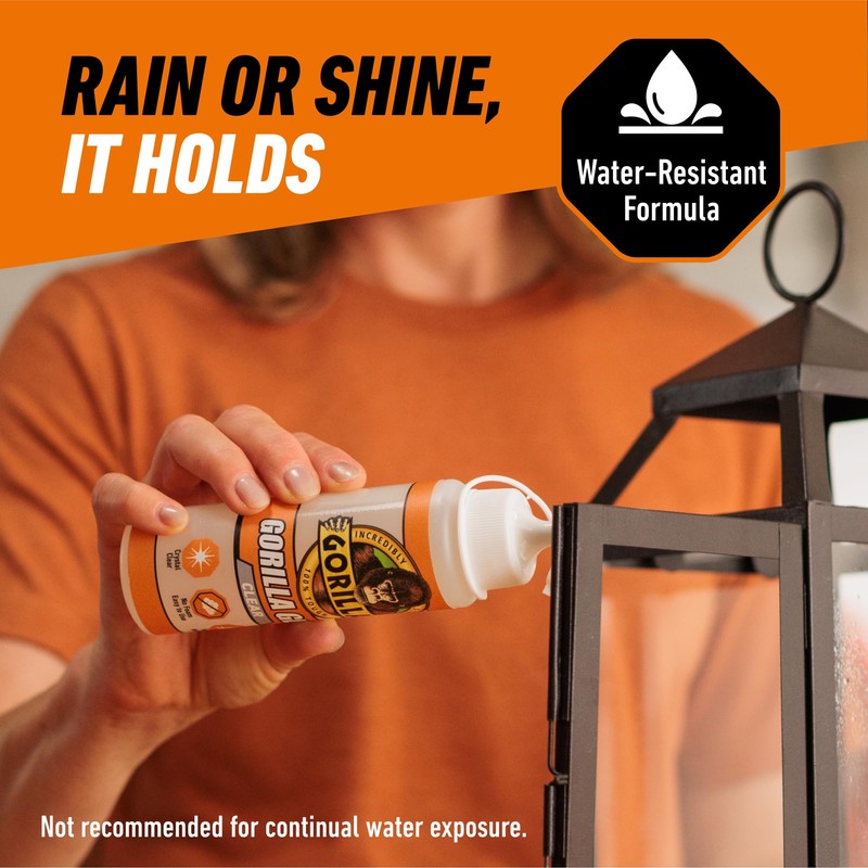 Gorilla Clear Glue, 5.75 Ounce Bottle (Pack of 1) -