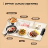 Food Warming Mat, Electric Warming Tray with 6 Temperature Settings