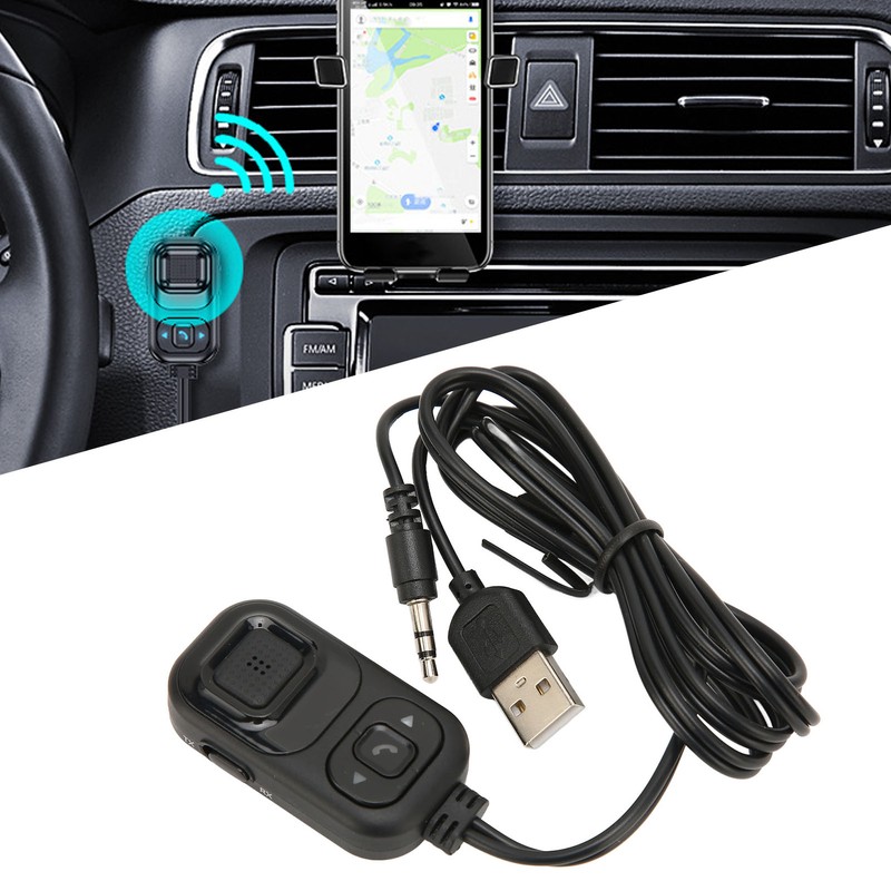 USB Bluetooth AUX Adapter Hands Free Call Wireless Music Receiver