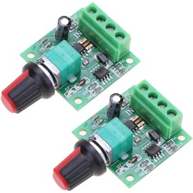 DollaTek 2pcs RR-PWM-15V Low Voltage DC 1.8V 3V 5V 6V 12V 2A Motor Speed Controller PWM