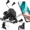 TECNOLOGÍA INFINITA Base Soporte Porta Celular Para Moto/bicicleta Cargador Usb