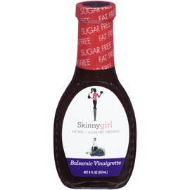 Skinnygirl Sugar Free Gluten Free Salad Dressing, Balsamic Vinaigrette, 8 Ounce