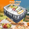 JLDTOP Double Insulated Casserole Carrier for Hot or Cold Food,