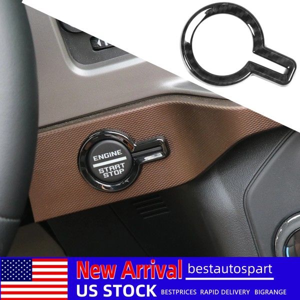 Unbranded For Ford Bronco 2021+ 2/4D Carbon Fiber Engine Start