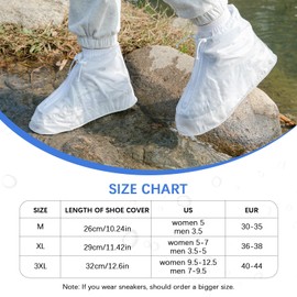 PVWSG PVWSG Waterproof Shoe Covers 2 pairs Rain Shoe Covers for Men Women and Children for Outdoor Activities