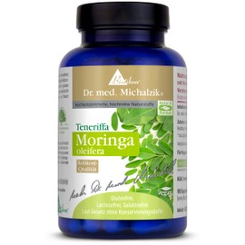 Moringa Miracle Tree from Tenerife Dr. Michalzik Raw Food Quality Daily Dose Natural Moringa Oleifera Powder [1200 mg] without Additives BIOTIKON®