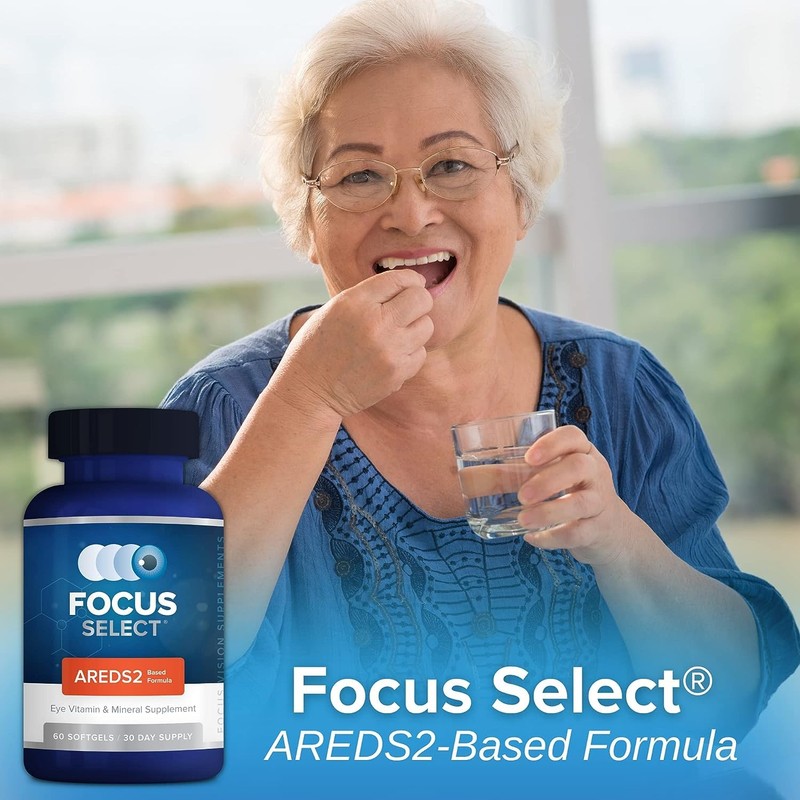 Focus Select AREDS2 Based Eye Vitamin-Mineral Supplement - AREDS2 Based