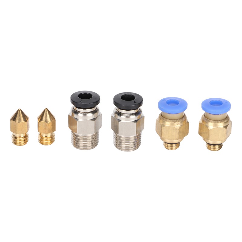 3D Printer Parts Kit With PTFE Tube Silicone Case PC4‑M6