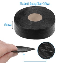 HARFINGTON 2Rolls 98ft x 3.1" Asphalt Crack Tape Self-Adhesive Repair Tape High Adhesion Filler Bendable Sealer for Cement Road, Driveway, Pavement, Parking Lot, Roof, 33ft Each Roll