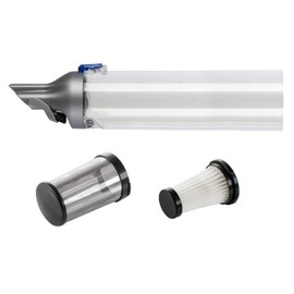 Genius Invictus One Version 2.0 Container Set 4 Pieces Blue - Dust Container 180 ml + HEPA Filter + Stainless Steel Filter + Brush Attachment | Complete Package for More Efficient and Faster Cleaning