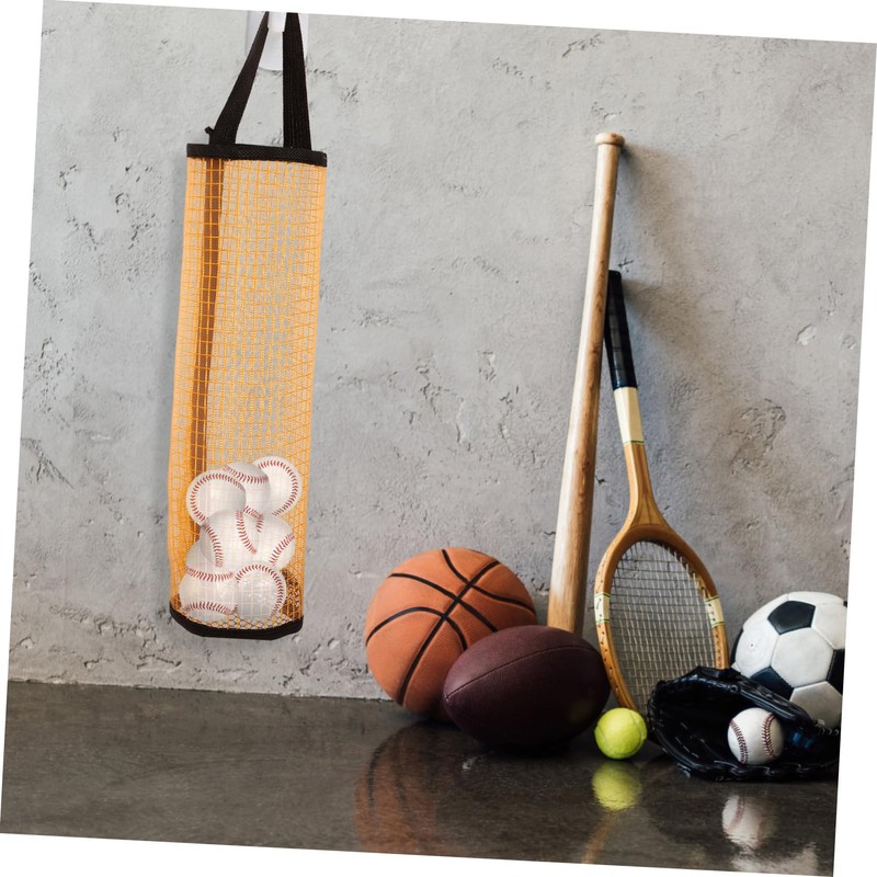 SUPVOX 3pcs Tennis Ball Mesh Bag Durable Tennis Ball Pouch