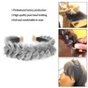 STHEJFB Wide Braided Headband Hoop Fashion Hair Accessories Elastic Non-slip