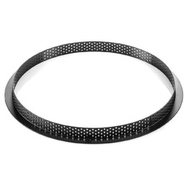 Silikomart Tart Ring 210 Inch Heat Resistant Perforated Plastic Cutting Ring 8.26 Inch Diameter (1 Each Piece)
