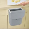 Nesmilers 3.2 Gallon/12 L Wall Mounted Garbage Can, Hanging Cabinet
