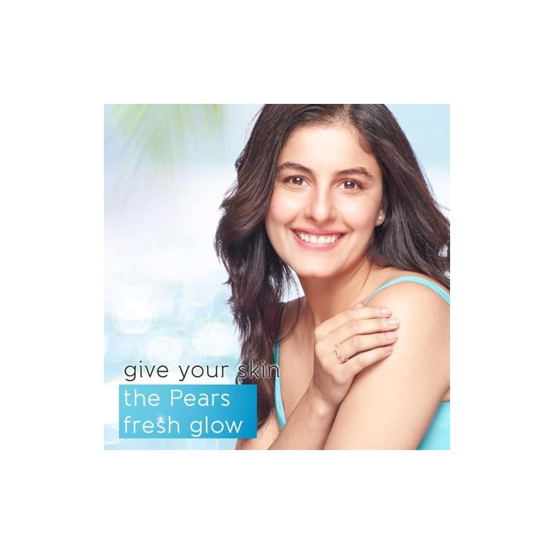 Pears Transparent Mint Blue Soap 125g – Pack of 6