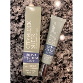 Clinique City Block Sheer SPF 25 40ml 1.4FL OZ New in Box Fresh