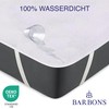 BARBONS Mattress Protector 150 x 200 cm - Oeko-Tex Certified