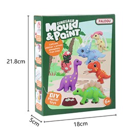 WithFlying Dinosaur Toy Creative Kraft Christmas Decoration Crafts Children DIY Plaster Figures for Painting, Dinosaur Painting Set for Children, Dinosaur Figures Craft Set (Dinosaurs)