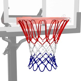 Spalding Heavy Duty Red White Blue Basketball Net Durable Indoor Outdoor Play 220g