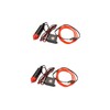iplusmile 2pcs Red Led El Wire Light Strip for Car