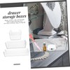 LABRIMP 3pcs Organizer Kit Transparent Storage Boxes for Home Office