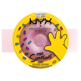 NYX Professional Makeup Homer Simpson Doughnut Highlighter, Frosty, Buttery, High Gloss, Creamy, Vegan, Donut Mind If I Do, Pack of 1