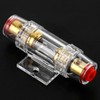 QWORK 4-8 AWG In-line Fuse Holder with 60A AGU Fuses