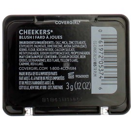 CoverGirl 2 Pack CoverGirl Cheekers Blush, True Plum 185, 0.12 oz