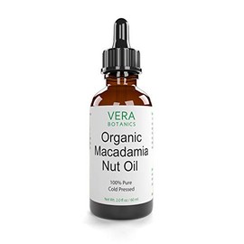 ORGANIC MACADAMIA NUT OIL by Vera Botanics 100% Pure & Natural, Unrefined, Cold-Pressed For Face, Dry Skin, Nails, Lips, Body & Hair - Reduce Hair Breakage, Even Out Skin Tone, Therapeutic Massage