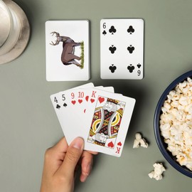 Lantern Press Deer Buck, Icon (52 Playing Cards, Poker Size Card Deck with Jokers)
